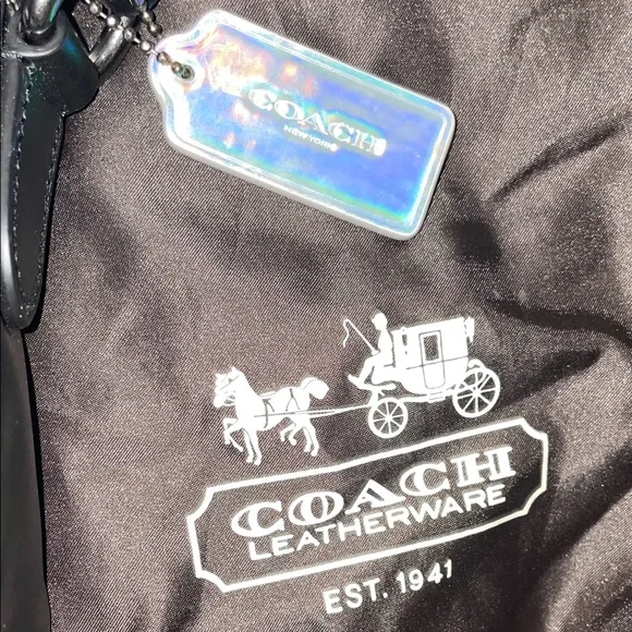 Coach Black and Iridescent Messenger Bag - Picture 2 of 6
